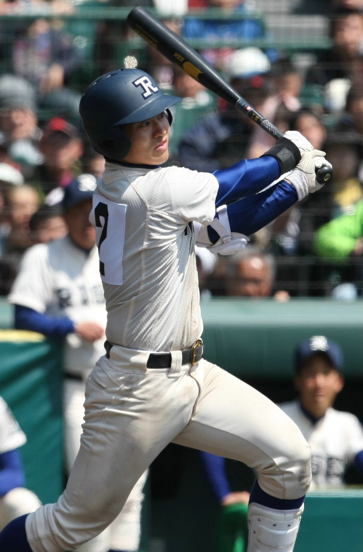 高校3年時のセンバツでは履正社のキャプテンを務めベスト4まで進出した ©JIJI PRESS