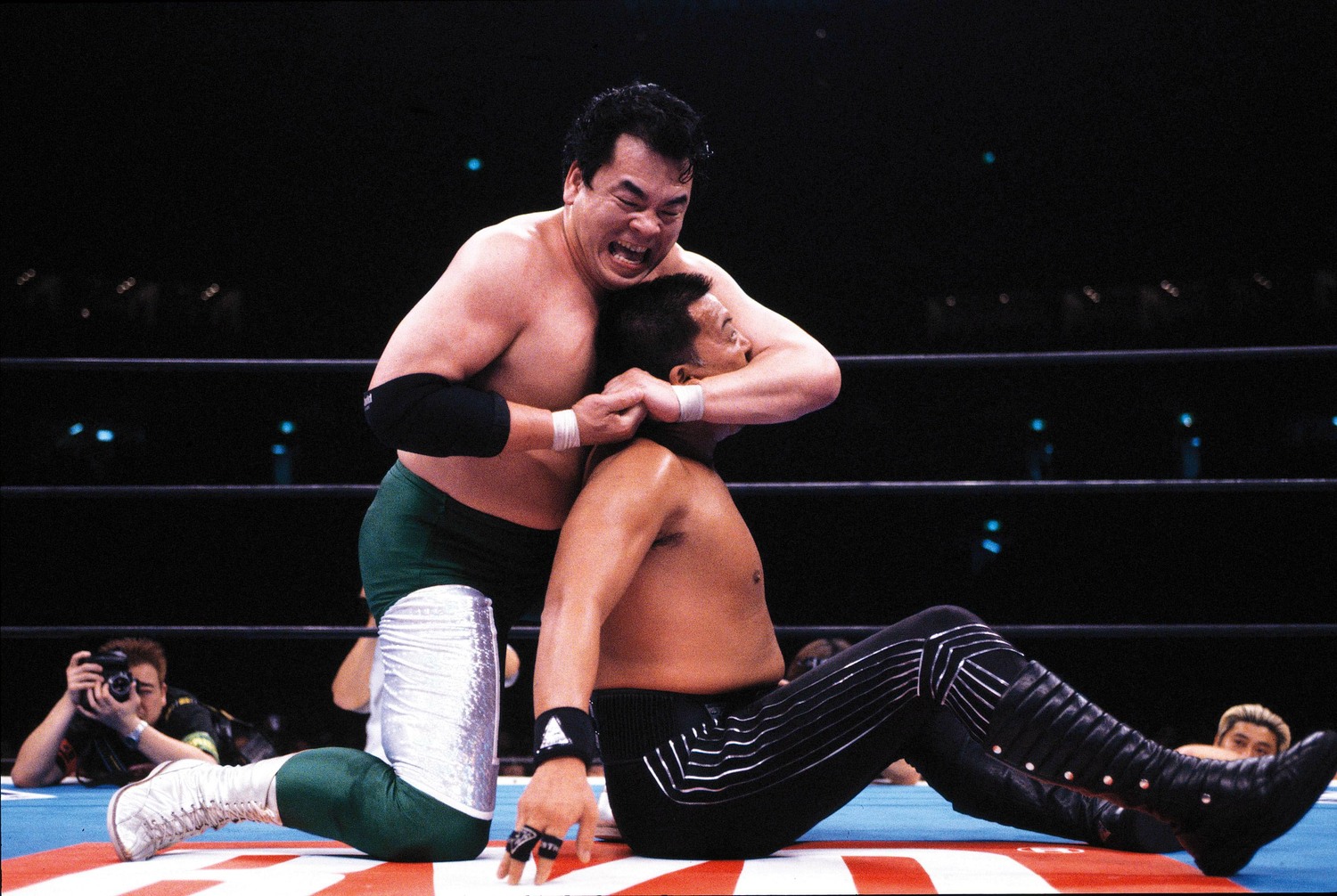 三沢の男気によって急遽実現した夢の一戦の様子