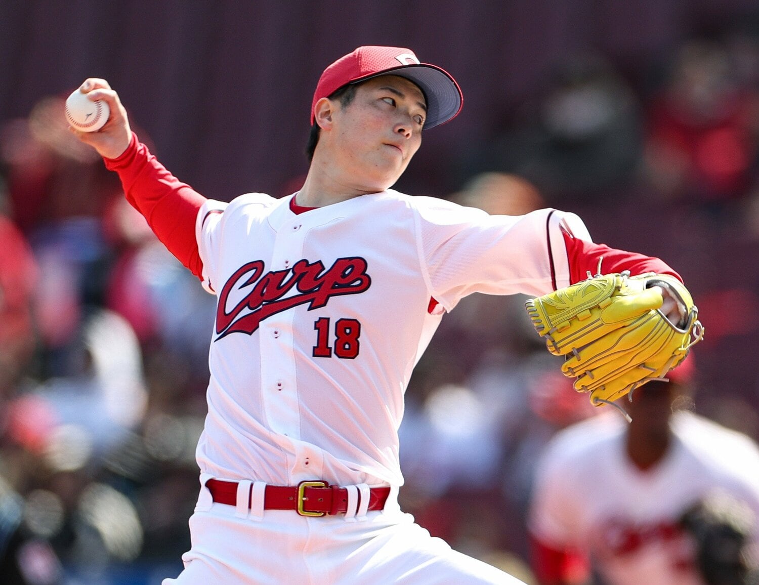 「縦スラ」という新たな武器を手に入れた森下　©JIJI PRESS