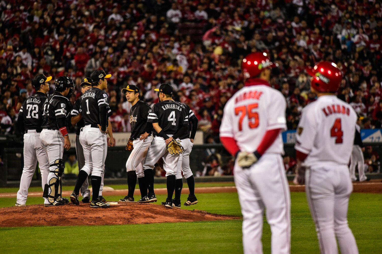 2018年のソフトバンクは西武を倒して日本シリーズに進出した ©Nanae Suzuki
