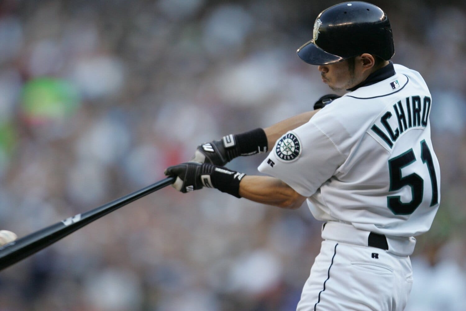 2004年、マリナーズでメジャー最多安打記録262本を達成したイチロー　©︎Naoya Sanuki