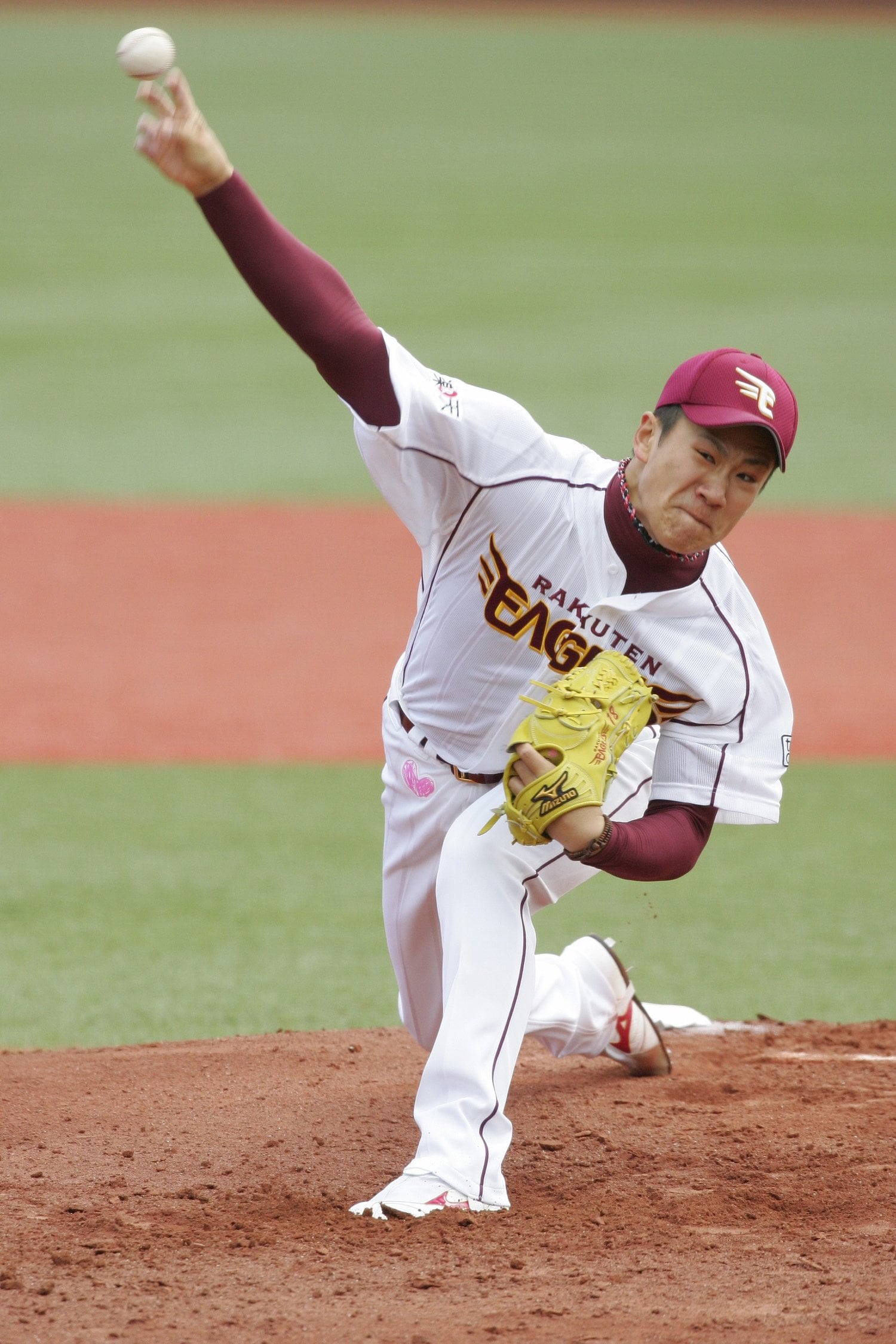 ルーキー時代の田中©ToshiyaKondo