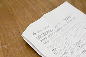 カナダから届いた入国パーミッション。