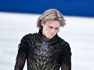 「2年間負けなし」王者マリニンの誤算“じつはパニック状態だった”本番直前…記者が現地で見た“不安の正体”「マリニンは1人でインタビューエリアへ…」