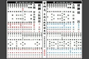 平成甲子園最強校を番付にすると。東西横綱はあの2校、公立校は……。