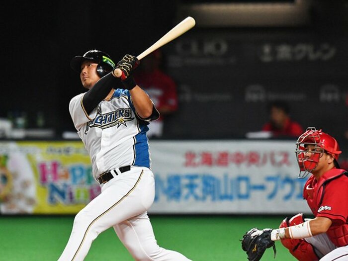 中田翔の同点弾に“4番像”を考える。広島と日本ハム打線の最大の違い。＜Number Web＞ photograph by Hideki Sugiyama