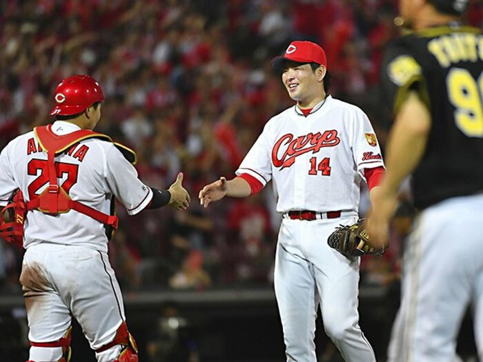 これまでも、これからもずっと不器用。広島のエース大瀬良大地、8勝目の光。＜Number Web＞ photograph by Kyodo News