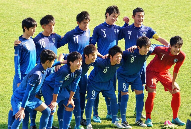 アビスパ福岡U-18時代の濱口功聖（現・ヴェロスクロノス都農）〈写真提供／サポーター大西勝之さん）