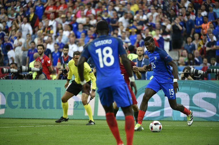 EURO2016でのポグバ　©Takuya Sugiyama