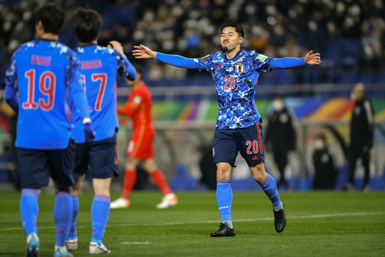 精度の高いクロスで伊東純也のゴールをアシストした中山雄太　©Takuya Sugiyama/JMPA