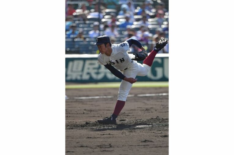 投手の根尾©Hideki Sugiyama