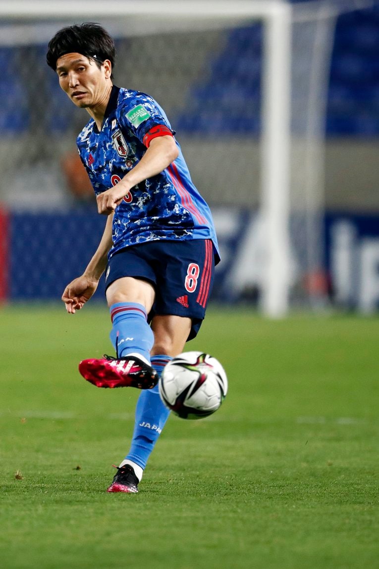 日本代表で初めてキャプテンマークを巻いた©Shizu Murai