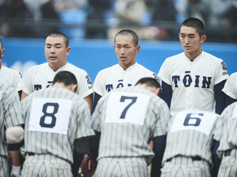 大阪桐蔭1年・前田悠伍 ©Yuki Suenaga