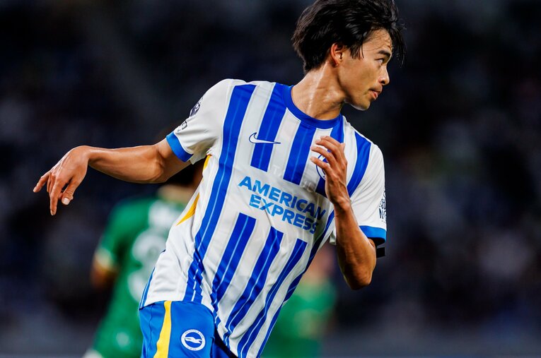 三笘はブライトンで今季も攻撃のキーマンとなっている　©Kiichi Matsumoto