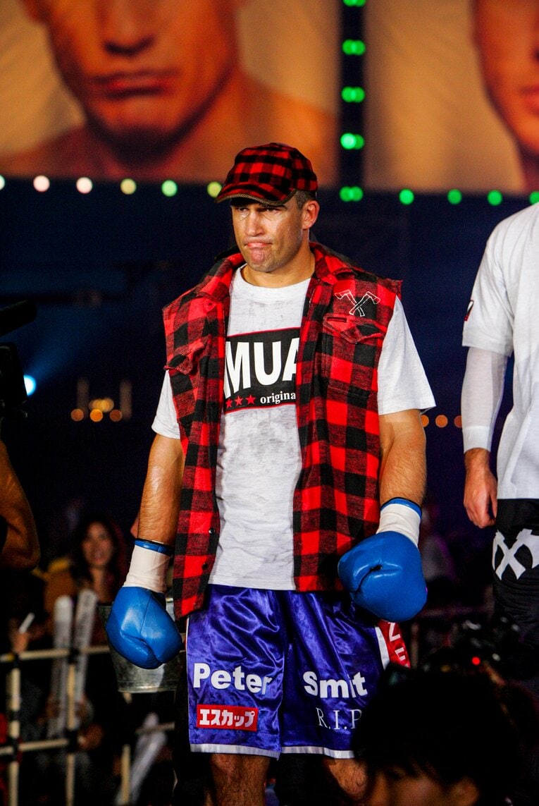 ピーター・アーツの入場シーン　©Susumu Nagao