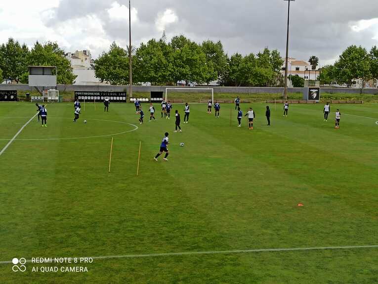 ポルティモネンセの練習風景　©Hiroaki Sawada