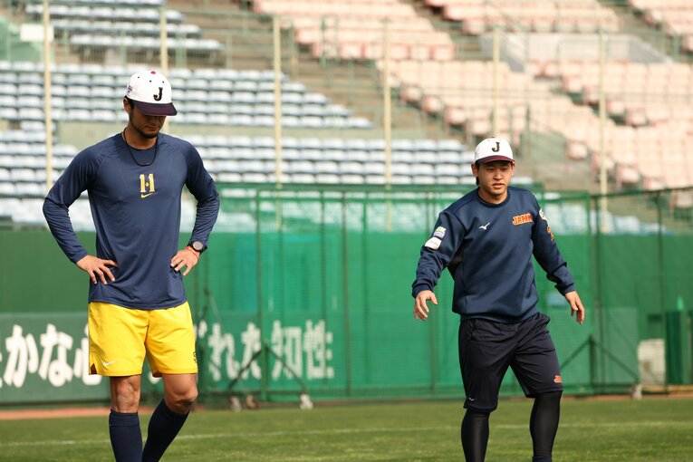 2月20日のダルビッシュと宮城のトレーニング