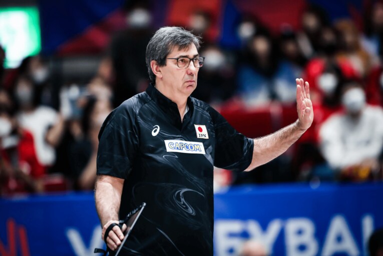 ネーションズリーグ ブルガリア戦　©︎FIVB