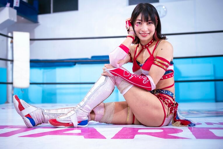 「芸能人に何ができる」批判も…大河出演女優・向後桃が辿り着いた“約束の地”「私はスターダムでプロレスがしたい」《特別グラビア》(19)