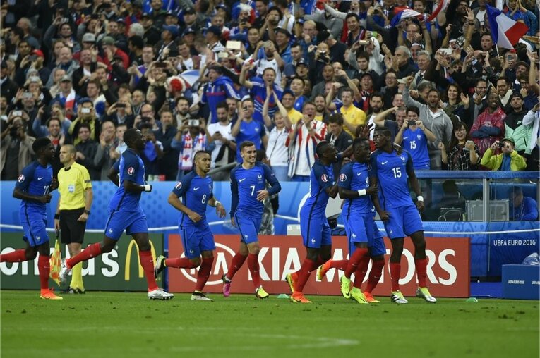 EURO2016でのポグバ　©Takuya Sugiyama