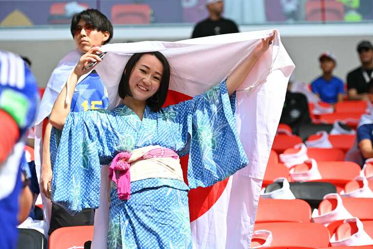 サポーター　©Takuya Kaneko/JMPA