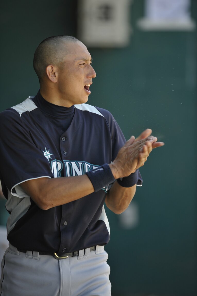 シアトル・マリナーズ時代の川崎宗則（2012年）©︎Naoya Sanuki