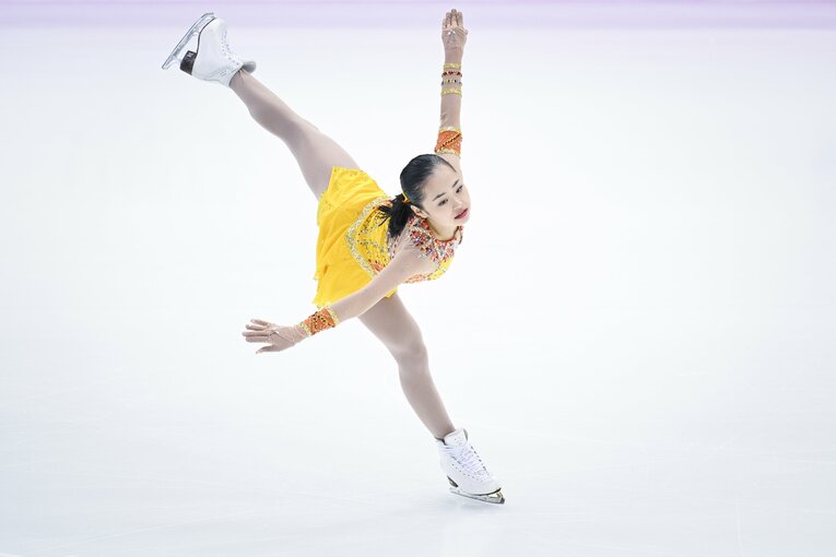 ジュニアGPファイナルのSP　©︎Asami Enomoto