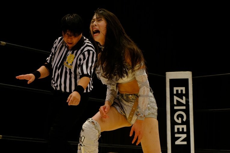 高校3年生の女子プロレスラー・心希（しんの）【スワイプするとそのほかの写真もご覧になれます】©Norihiro Hashimoto