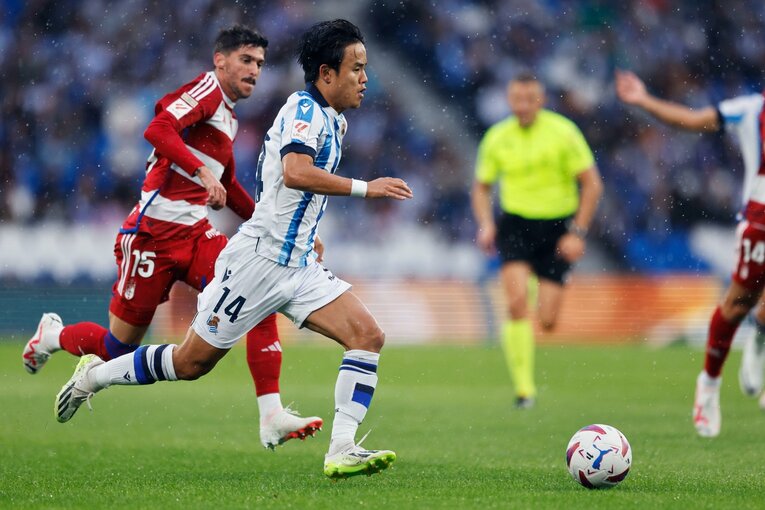 最終ライン裏を巧みに抜け出して先制ゴールをゲットした