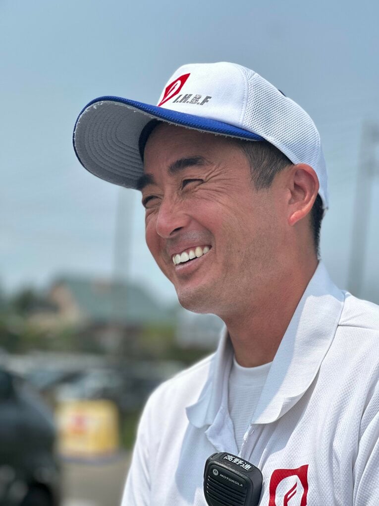 今夏インタビューした國保陽平氏の姿　©Yuji Yanagawa