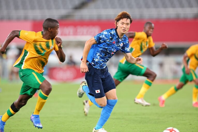 南アフリカ戦に先発出場した板倉　©︎Ryosuke Menju