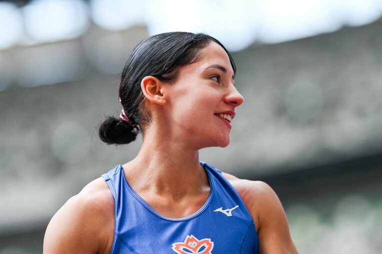 自身初の日本選手権に挑んだ21歳のフロレス・アリエ　©Nanae Suzuki