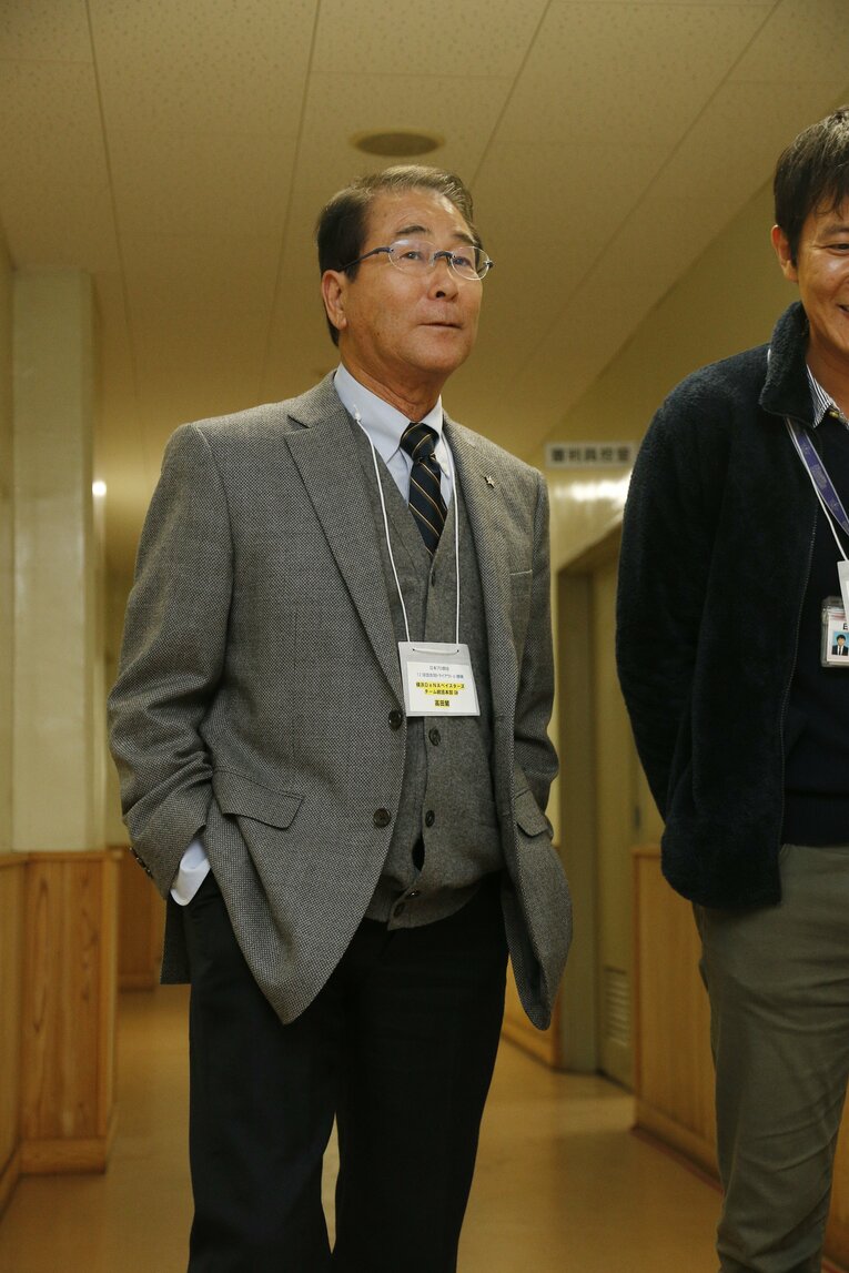 2014年のトライアウトにて　©BUNGEISHUNJU