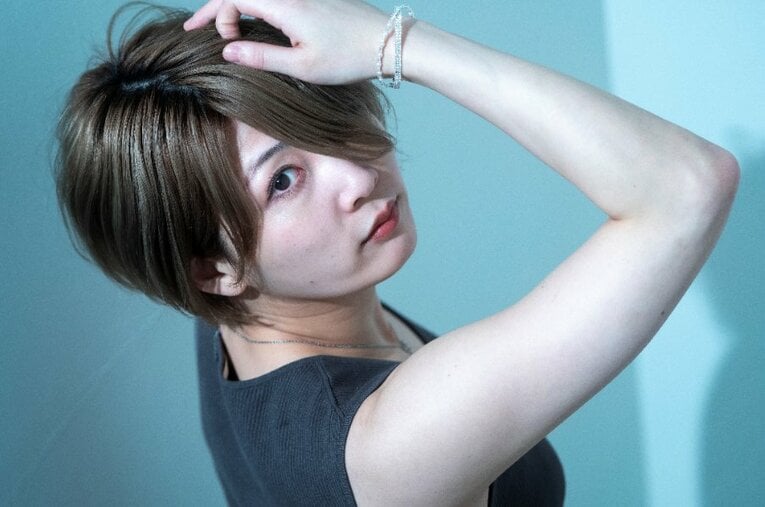 スターダム参戦に続き、初の写真集発売でも話題を集める女子プロレスラーの安納サオリ ／ photograph by Takuya Sugiyama