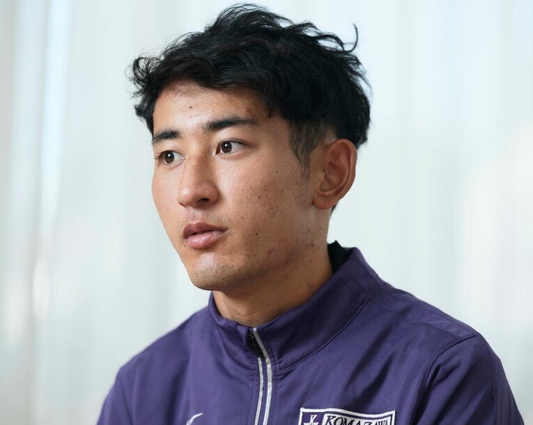 この3月で駒大を卒業する白鳥。1年時から箱根を走った実力派のランナーだが、大学4年間は決して順風満帆ではなかった　©Yuki Suenaga