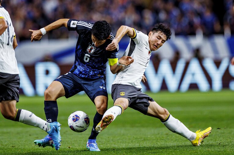 遠藤航（2024年W杯アジア最終予選・中国戦）©︎Kiichi Matsumoto