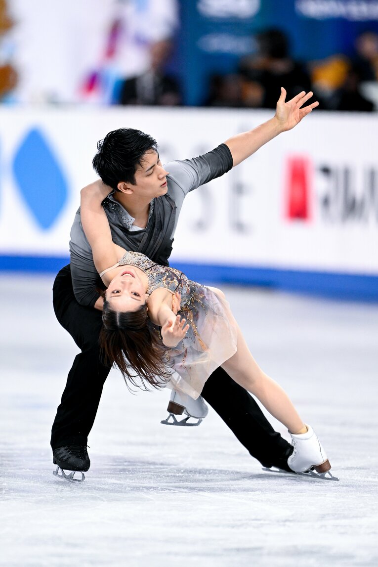 りくりゅうがGPファイナルで見せた美しい演技　©Asami Enomoto