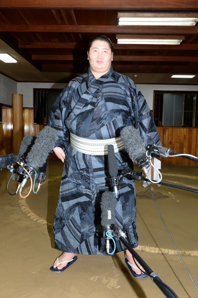 逸ノ城【2014年撮影】　©BUNGEISHUNJU