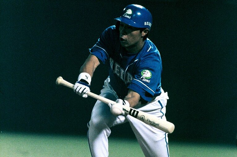 西武時代の佐々木誠（ダイエー時代は写真をクリックしていくと見られます）©Koji Asakura