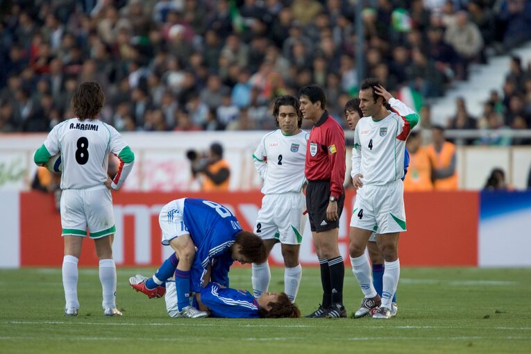 06年ドイツW杯アジア最終予選イラン戦（アウェー）　©Naoya Sanuki