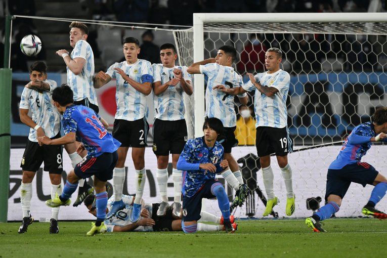 3月のU-24アルゼンチン戦©JMPA