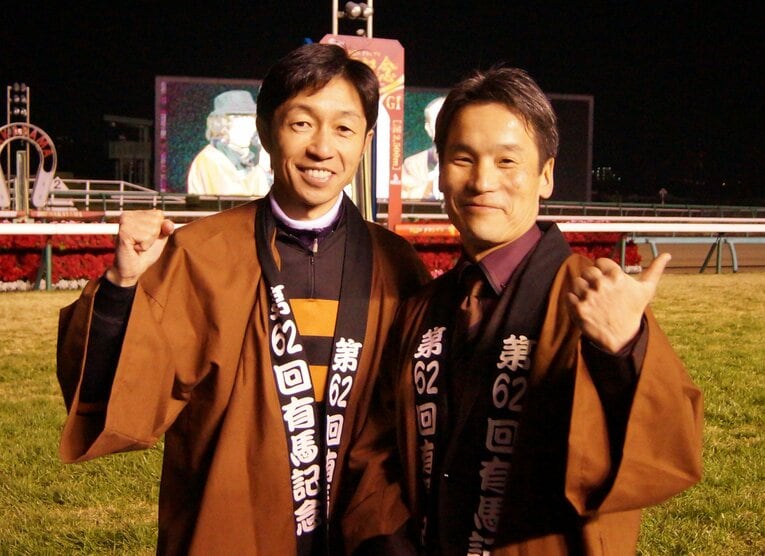 武豊騎手と清水調教師