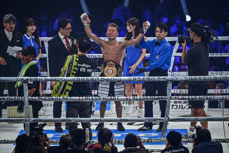 井上拓真vs.堤聖也（WBA世界バンタム級タイトルマッチ）©Takuya Sugiyama