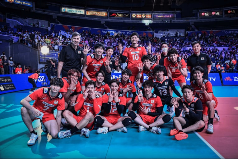 ネーションズリーグ・アルゼンチン戦　©︎FIVB