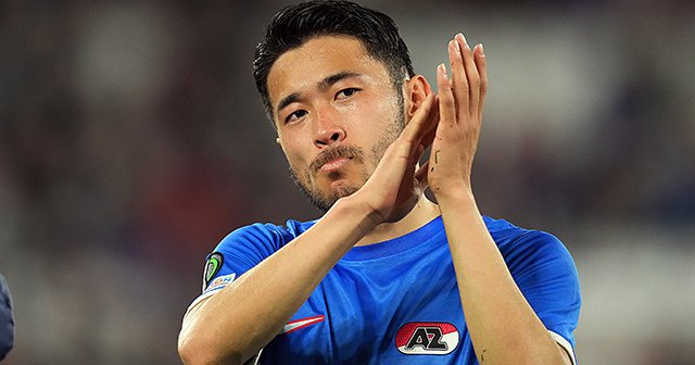 AZ 菅原由勢 オランダ エールディビジ公式試合球