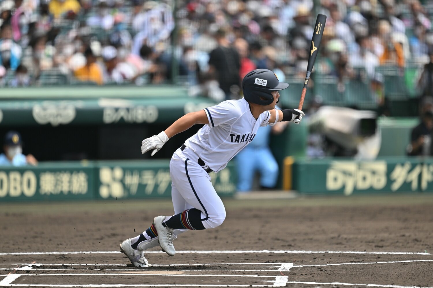 1打席目は6球目スライダーをレフトへ二塁打 ©Hideki Sugiyama