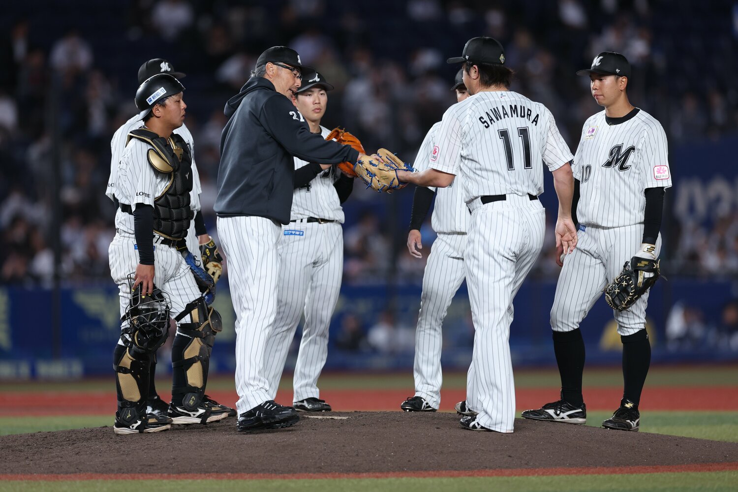 ベテラン右腕はリリーフ陣の頼もしい大黒柱だ　©︎Chiba Lotte Marines