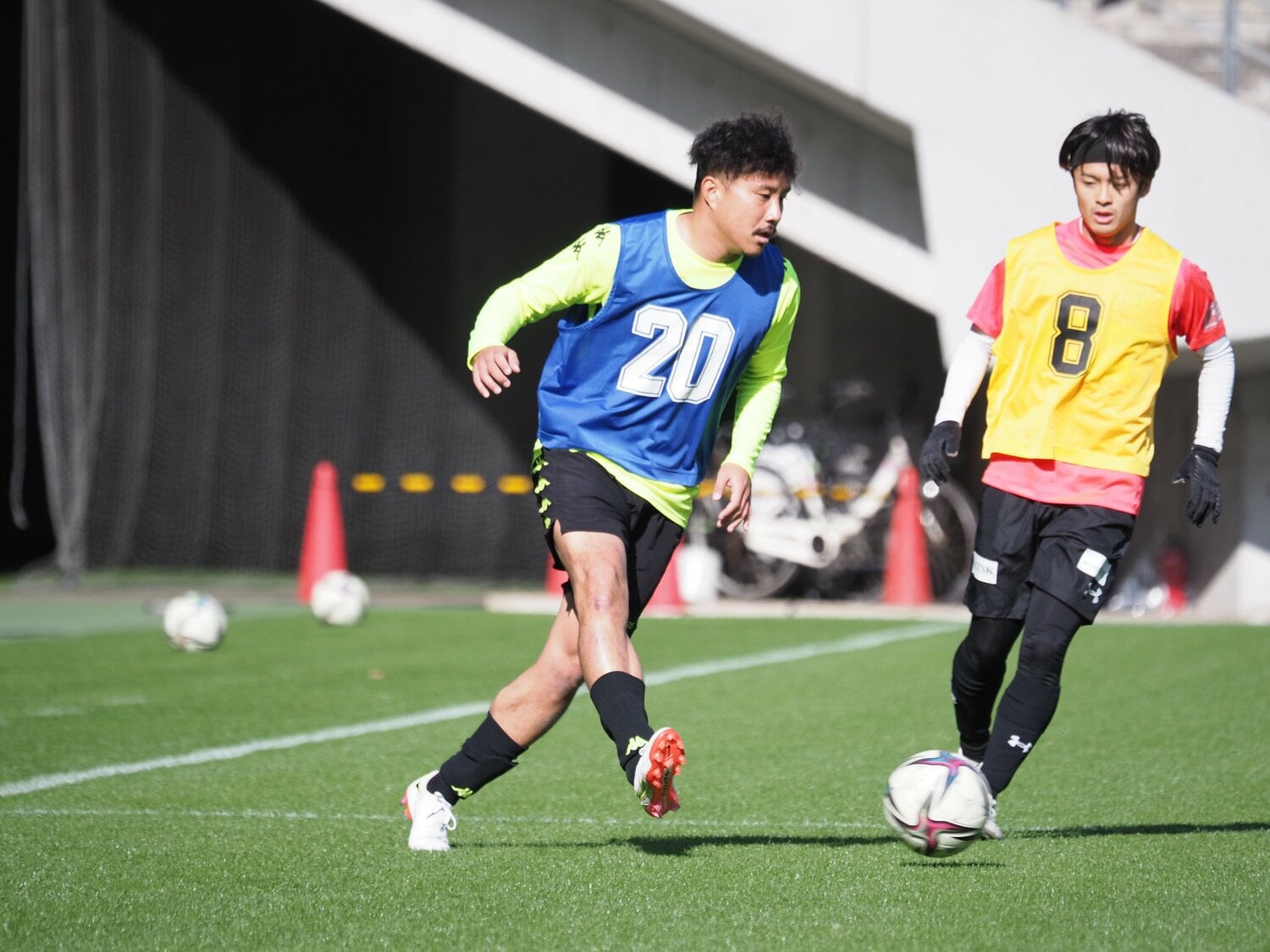 トライアウトに参加した安田　©Tetsuro Kaieda