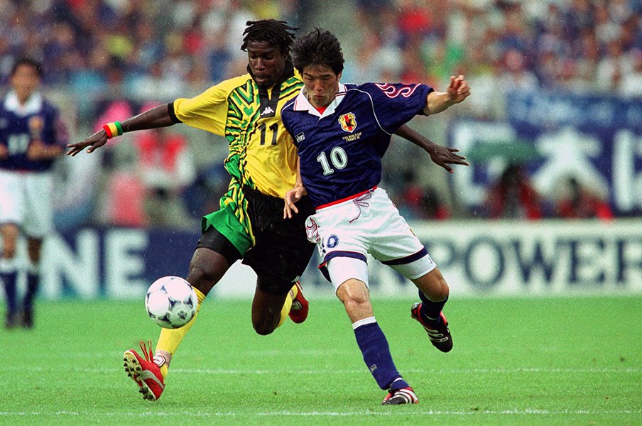 1998年フランスW杯の名波浩　Naoya Sanuki/JMPA