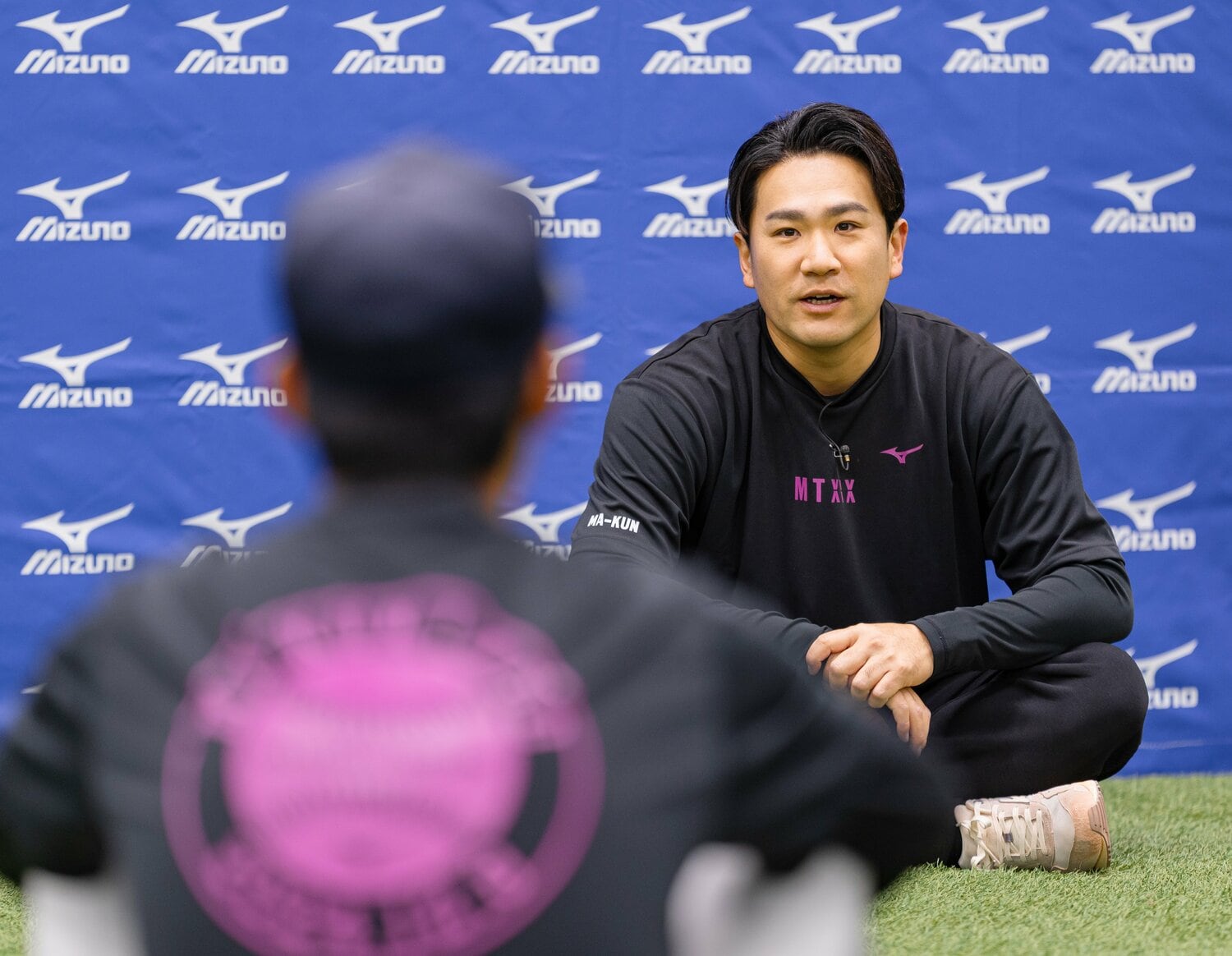 楽天から減額制限を超える年俸を提示され、退団を決めた田中将大（写真は12月に都内で行われた野球教室の様子）©︎JIJI PRESS